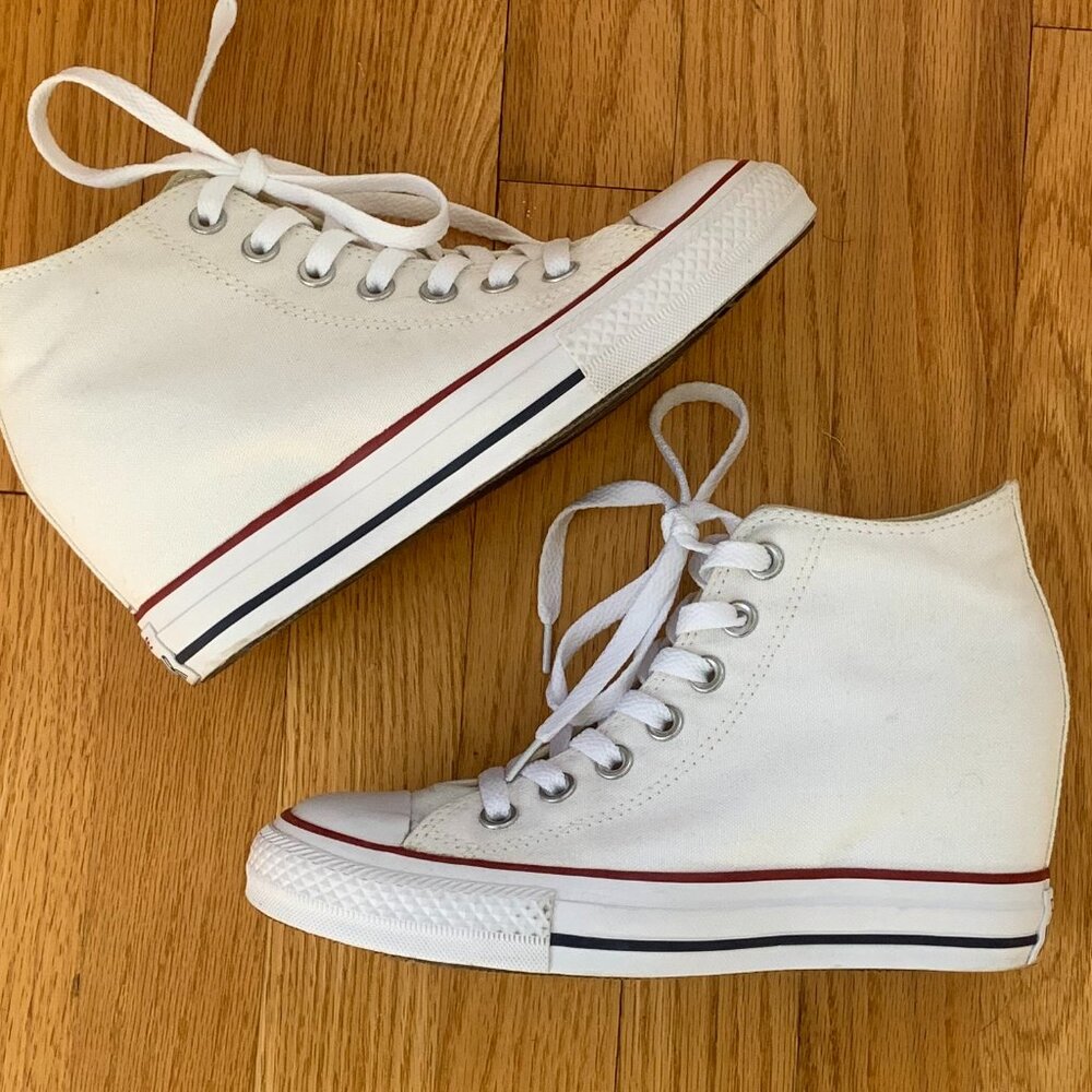 Chuck Taylor All Star Wedge Platform, white - Picture 3 of 9